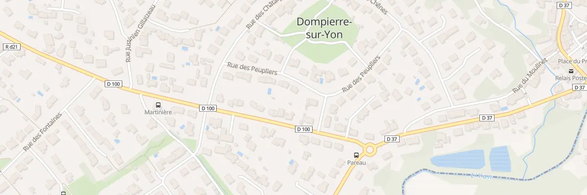 Plan du 18 Rue des peupliers à Dompierre-sur-Yon