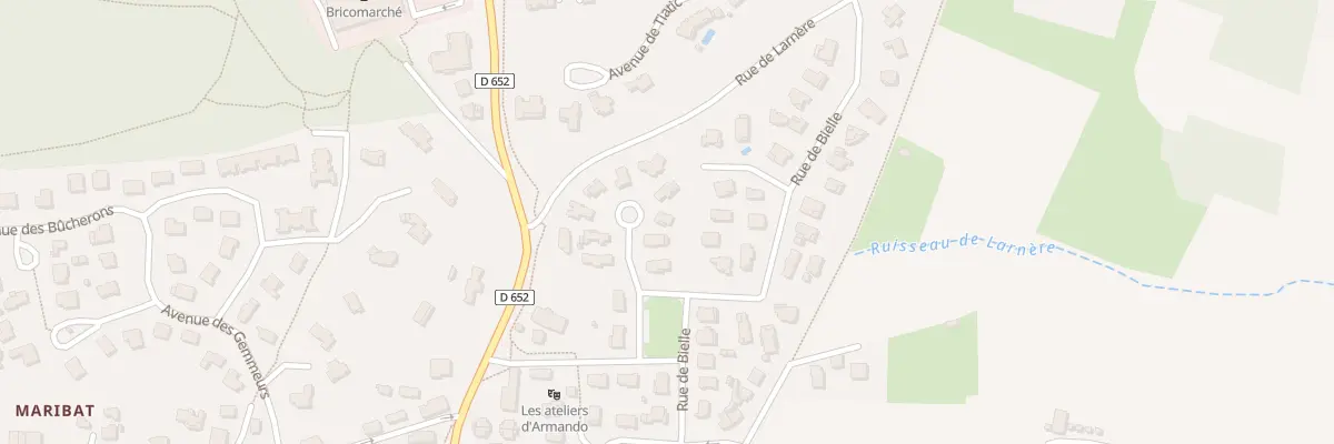 Plan du 106 All de la Fontaine à Soorts-Hossegor