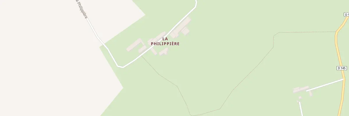 Plan du 45 La Philippiere à Lengronne