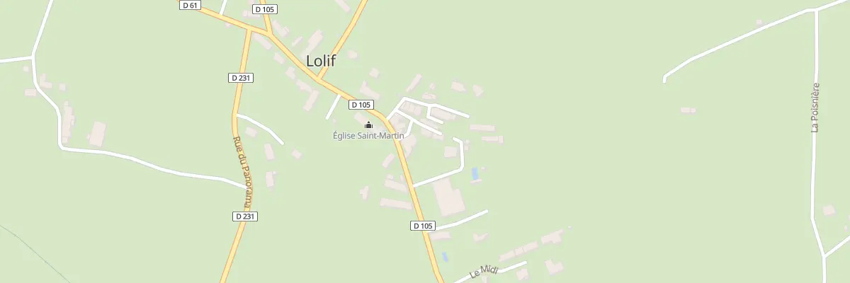 Plan du 2 Imp des Lauriers à Lolif