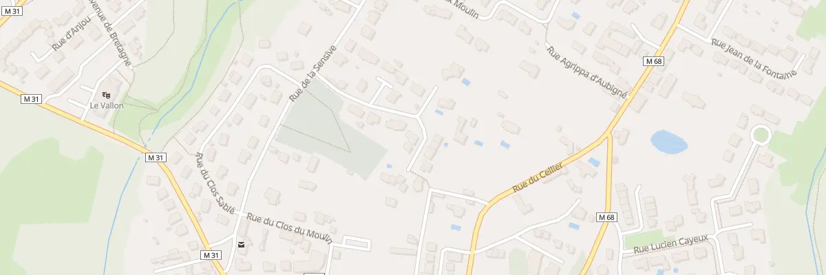 Plan du 2 Rue des Jardins d’Adèle à Mauves-sur-Loire