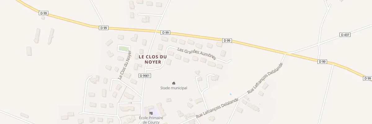 Plan du 8 Rue Les Grandes Aumones à Courcy