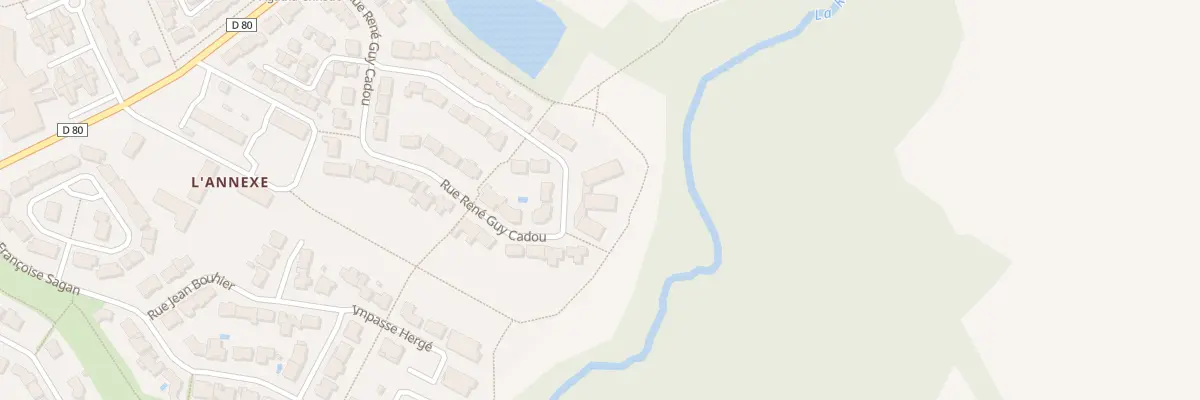 Plan du 76 Rue René-Guy Cadou à La Roche-sur-Yon