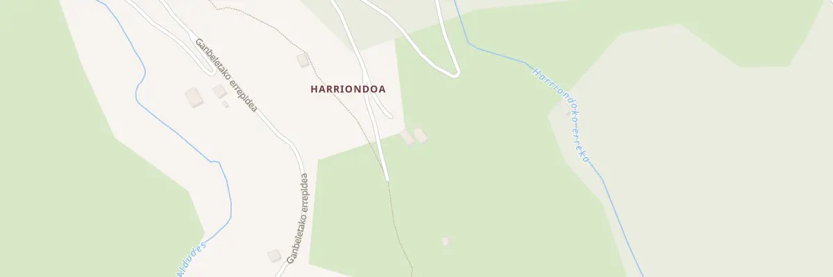 Plan du 5048 Harriondaco Bordaco Erreca à Urepel