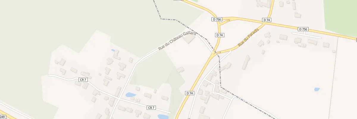 Plan du 1 Rue du Château Gaillard à La Haie-Fouassière