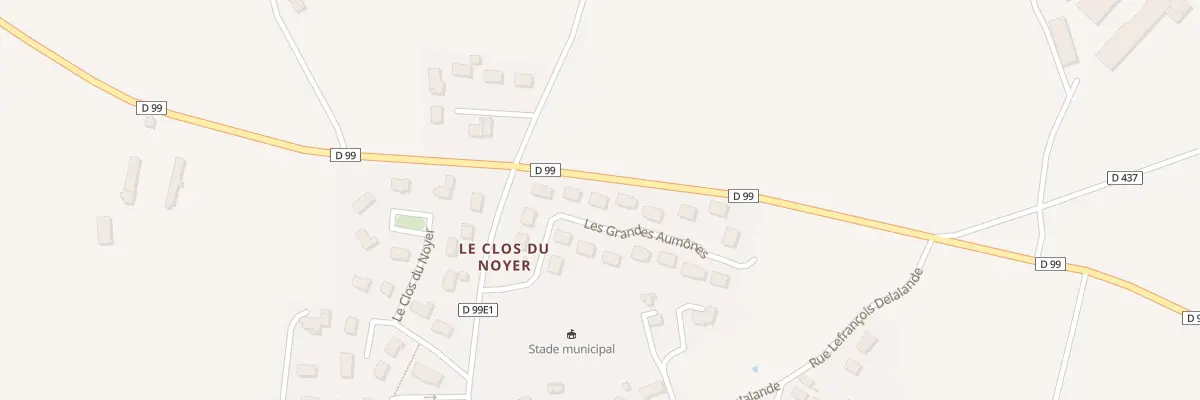 Plan du 9 Rue Les Grandes Aumones à Courcy