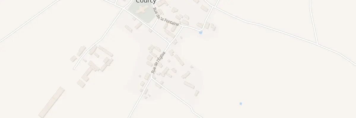 Plan du 5 Rue de l’Eglise à Courcy