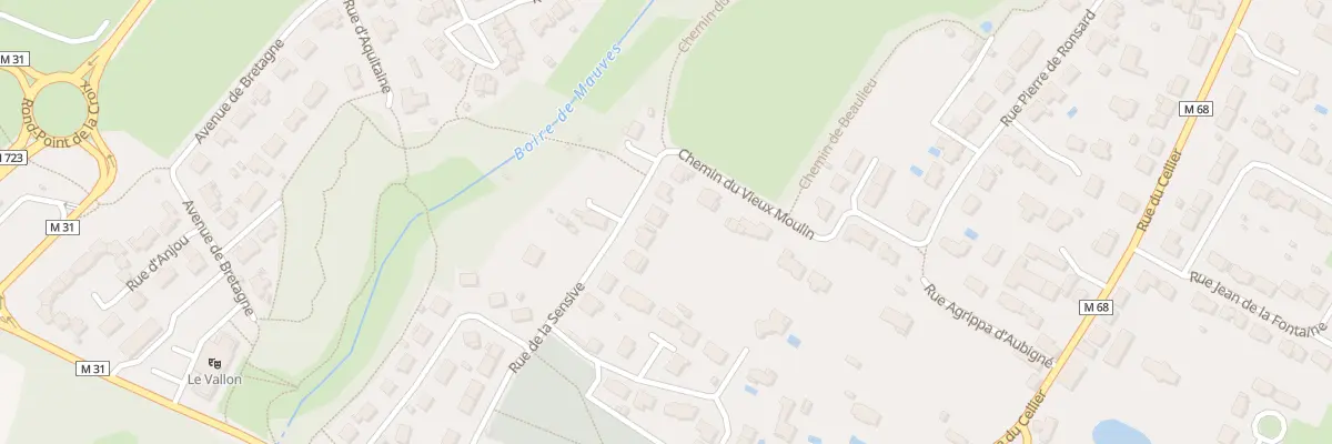 Plan du 16 Rue de la Sensive à Mauves-sur-Loire
