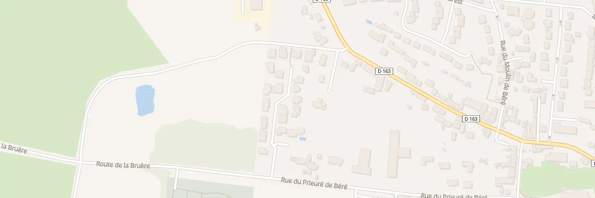 Plan du 14 Rue des Légendes de Béré à Châteaubriant