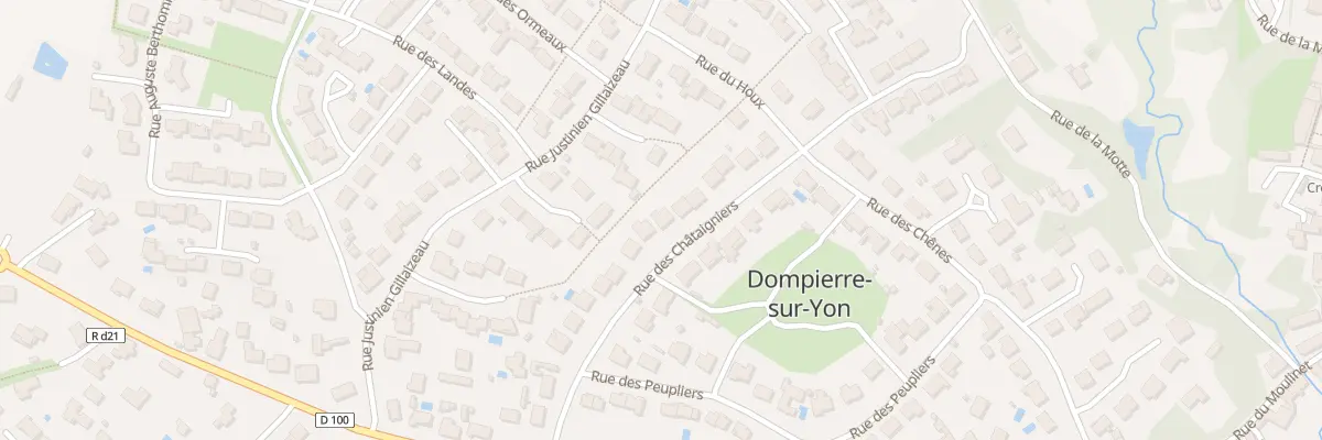 Plan du 19 Rue des châtaigniers à Dompierre-sur-Yon