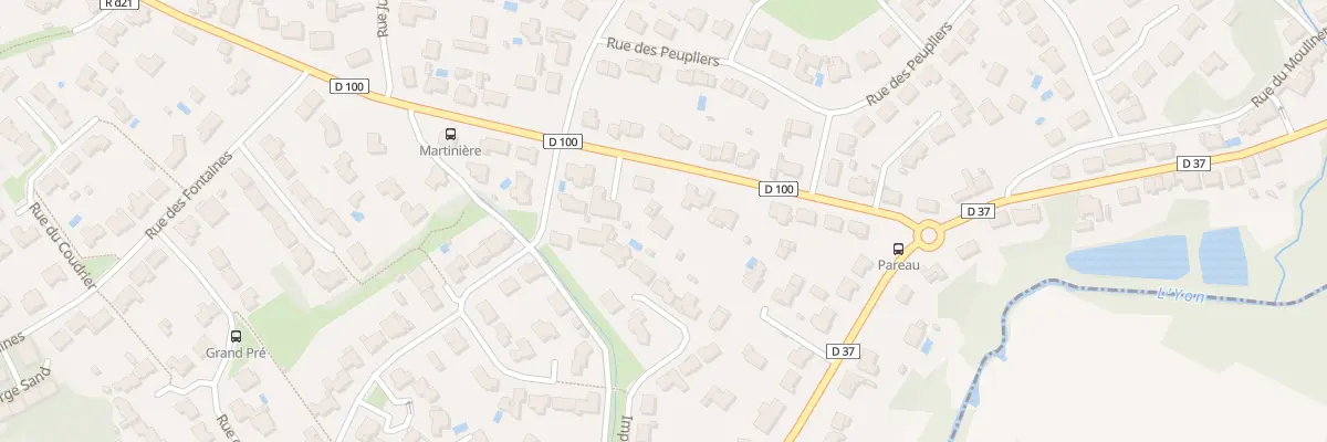 Plan du 11 Rue de la martinière à Dompierre-sur-Yon