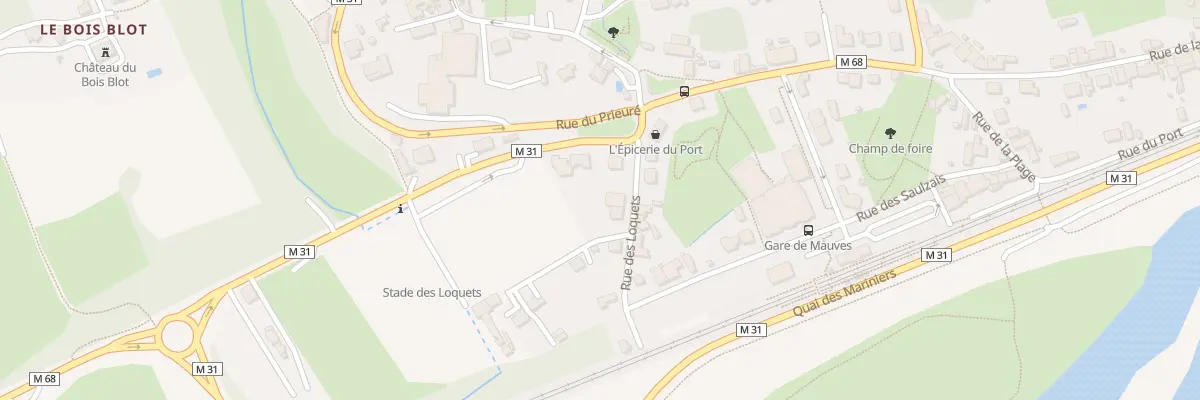Plan du 6 Rue des Loquets à Mauves-sur-Loire