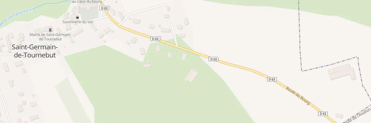 Plan du 1 Rte du Bourg à Saint-Germain-de-Tournebut