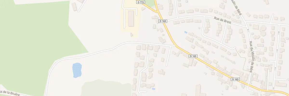 Plan du 19 Rue des Légendes de Béré à Châteaubriant