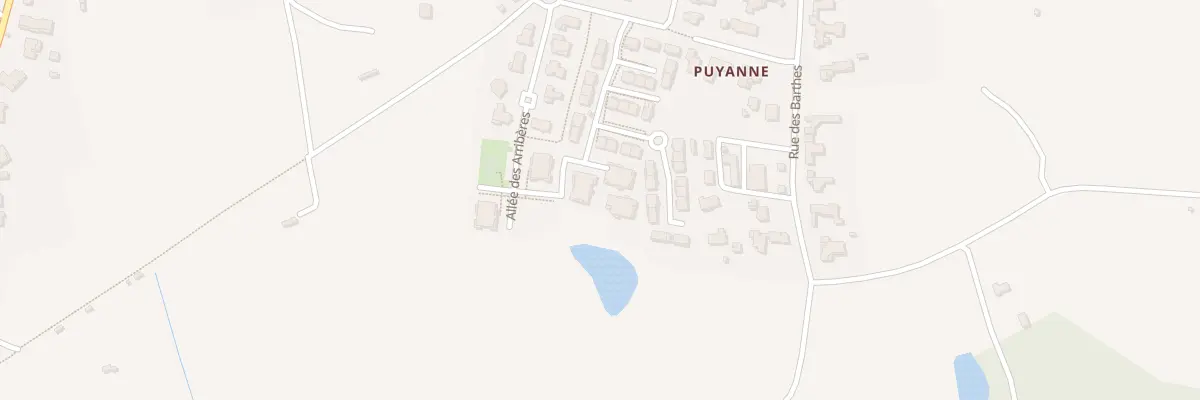Plan du 227 All des Arribères à Soorts-Hossegor