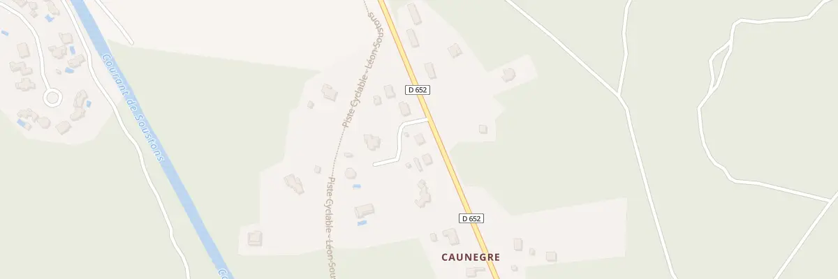 Plan du 839 Caunègre à Soustons