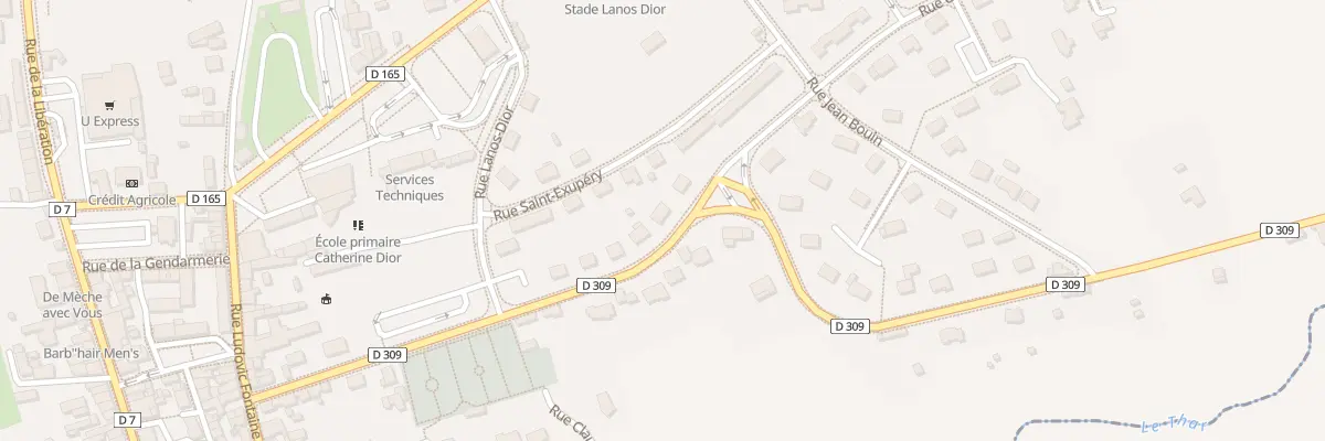 Plan du 15 Rue du Progrès à La Haye-Pesnel