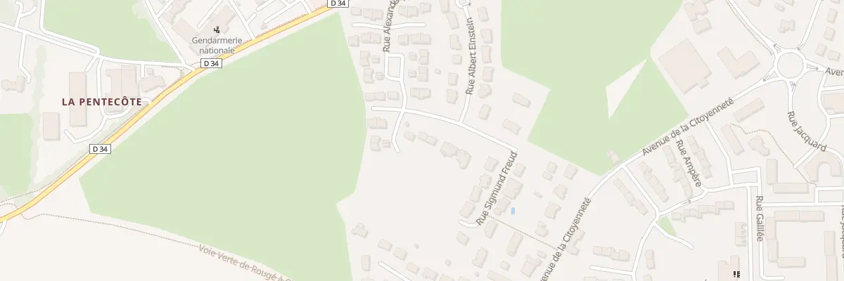 Plan du 8 Rue Henri Becquerel à Châteaubriant