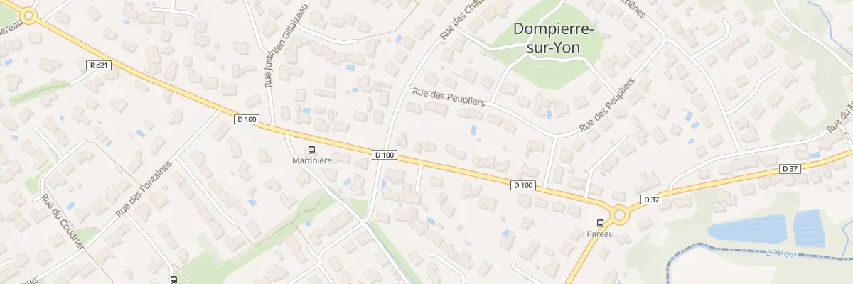 Plan du 26 Rue de la martinière à Dompierre-sur-Yon