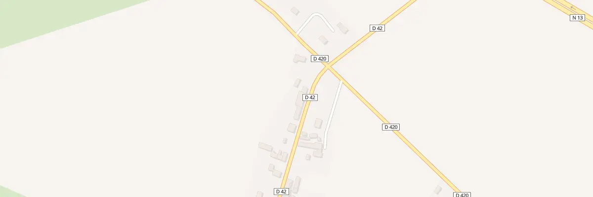 Plan du 5032 La Rue d’Eroudeville à Éroudeville