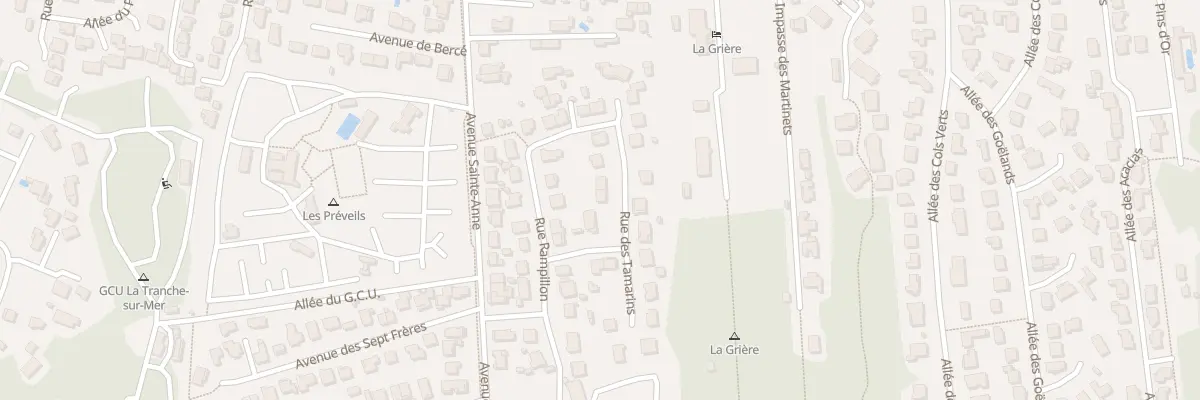 Plan du 11 Rue des tamarins à La Tranche-sur-Mer