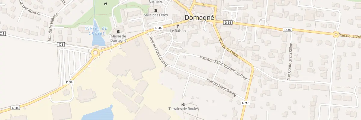 Plan du 3 Rue du Haut Bourg à Domagné