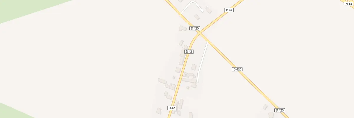 Plan du 6 La Rue à Éroudeville