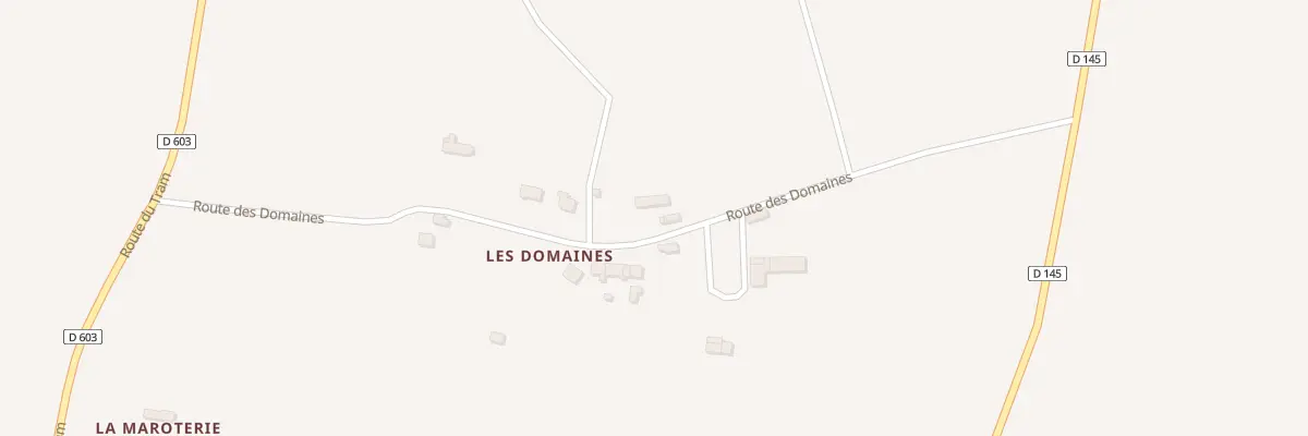 Plan du 2 Rte des Domaines à Ver