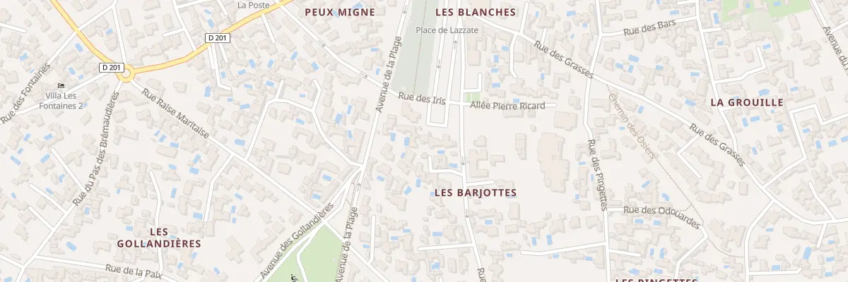 Plan du 4 Imp des Barjottes au Bois-Plage-en-Ré