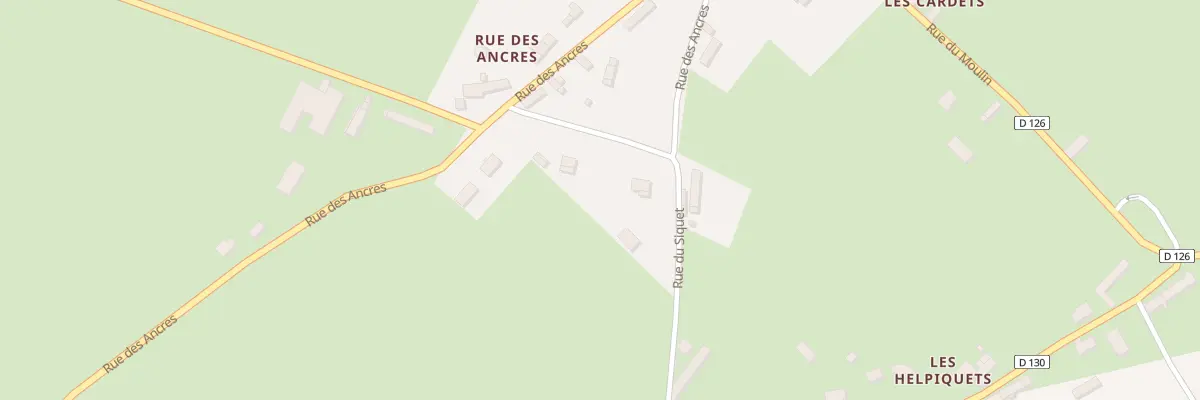 Plan du 2 Rue du Siquet - Amfreville à Picauville