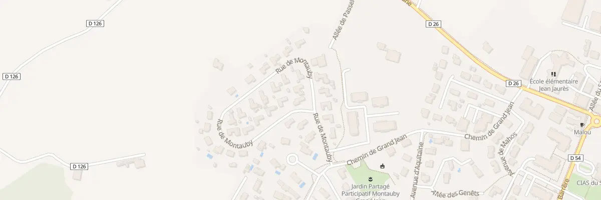 Plan du 5 Rue de Montauby à Saint-Martin-de-Seignanx