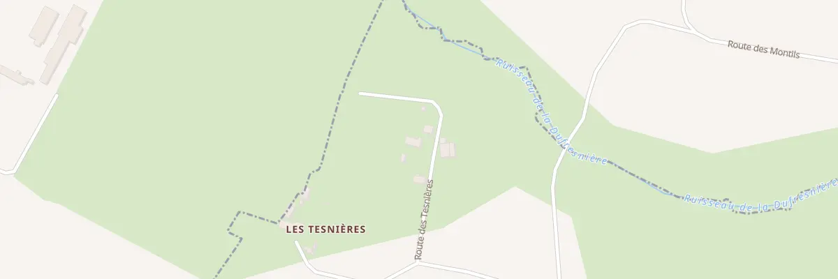Plan du 1 Rte des Tesnières à Crollon