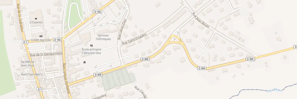 Plan du 11 Rue du Progrès à La Haye-Pesnel