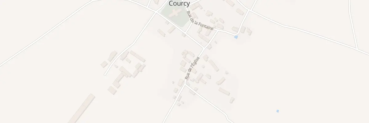 Plan du 8 Rue de l’Eglise à Courcy