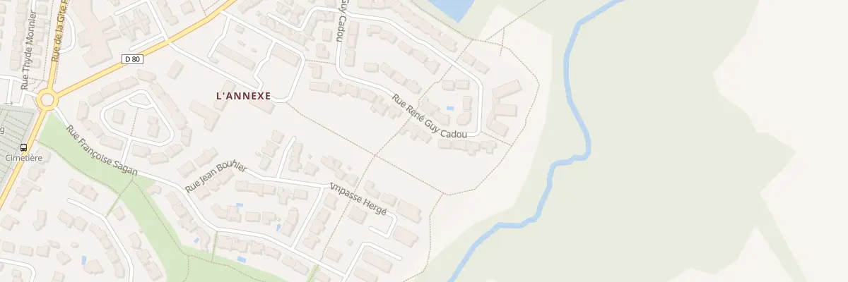 Plan du 58 Rue René-Guy Cadou à La Roche-sur-Yon
