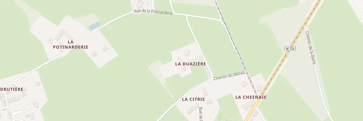 Plan du 216 Rue de la Citrie à Mauves-sur-Loire