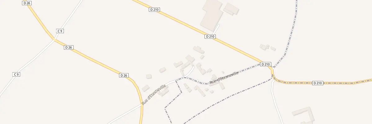 Plan du 42 Rue d’Etesneville à Saint-Pierre-Église