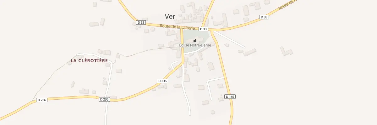 Plan du 5 Rte du Lavoir à Ver