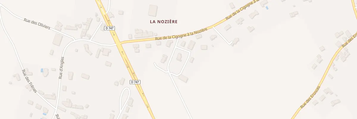Plan du 3 Rue des artisans à La Jonchère