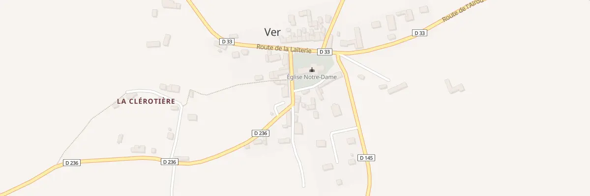 Plan du 3 Rte du Lavoir à Ver