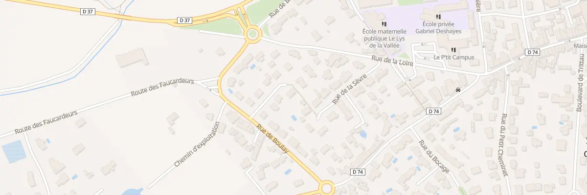 Plan du 8 Rue de la métairie de boulay à Saint-Julien-de-Concelles