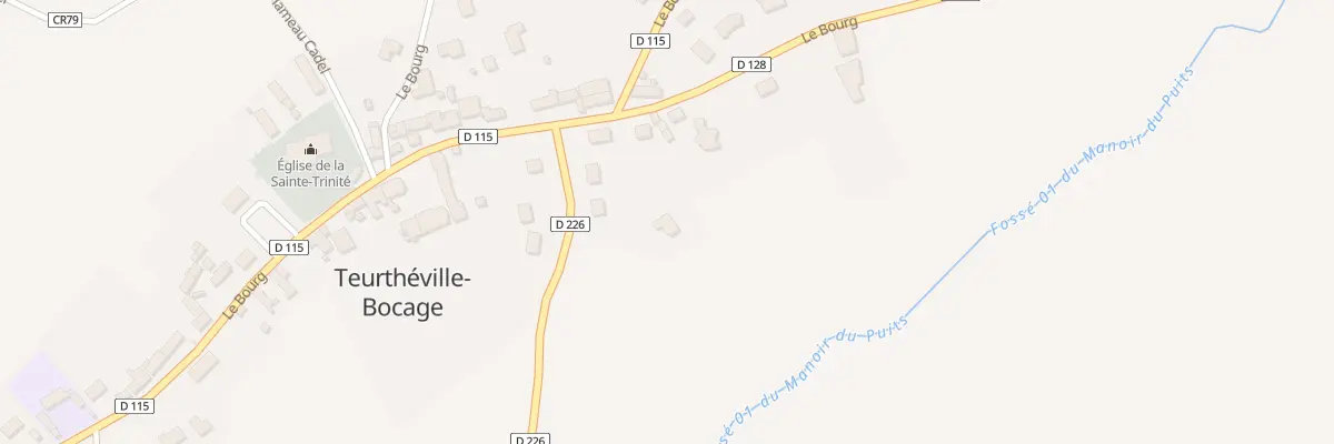 Plan du 19 Le Bourg à Teurthéville-Bocage