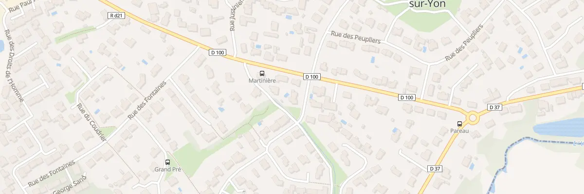 Plan du 19B Rue de la martinière à Dompierre-sur-Yon