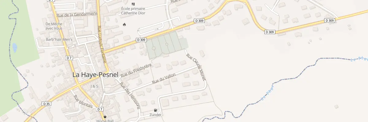 Plan du 8 Rue du Vallon à La Haye-Pesnel