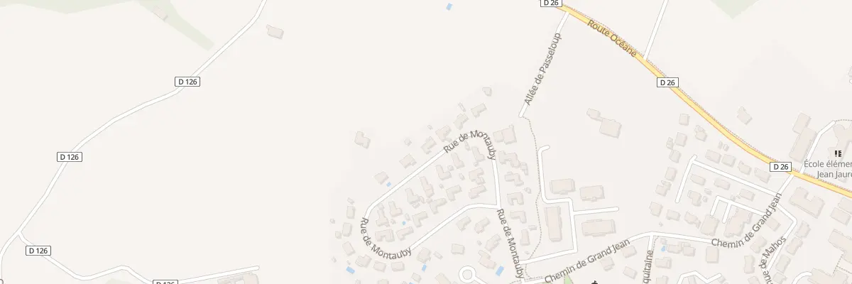 Plan du 18 Rue de Montauby à Saint-Martin-de-Seignanx