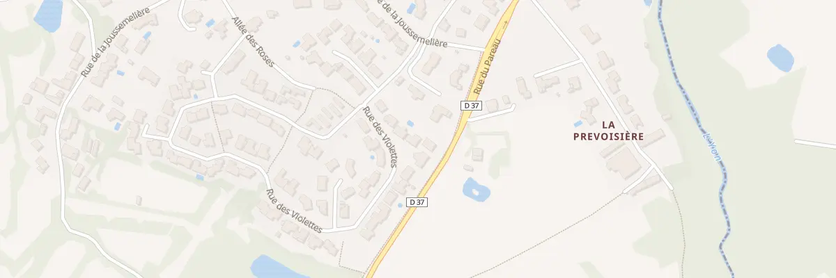 Plan du 7 Rue des violettes à Dompierre-sur-Yon