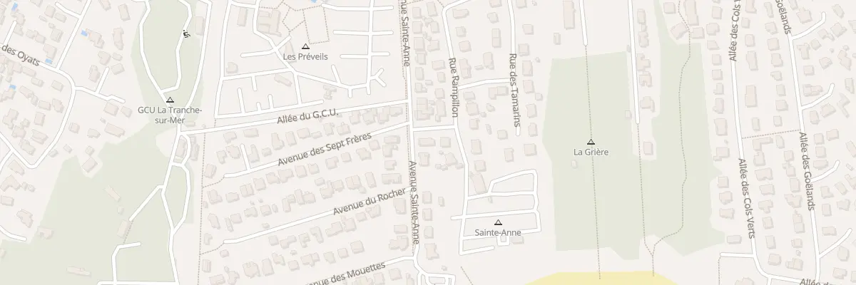 Plan du 55 Av de Sainte-anne à La Tranche-sur-Mer