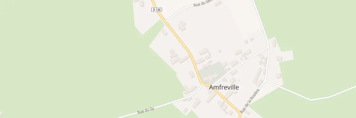 Plan du 33 Rue du Moulin - Amfreville à Picauville