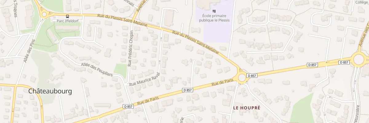 Plan du 3 Imp Debussy à Châteaubourg