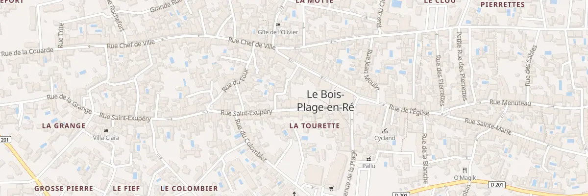 Plan du 88 Rue Saint Exupery au Bois-Plage-en-Ré